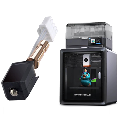 Anycubic Kobra S1 Yükseltilmiş Hotend Seti-0.4mm Sertleştirilmiş Nozzle