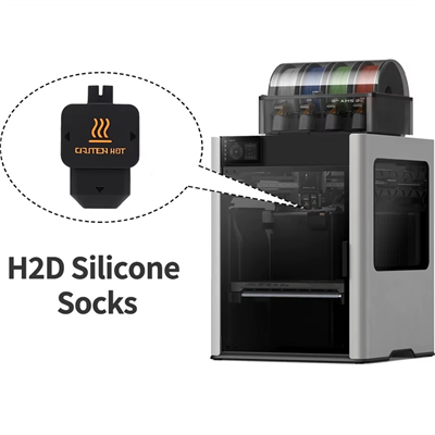 Bambu Lab H2D Silikon Çorap-Siyah