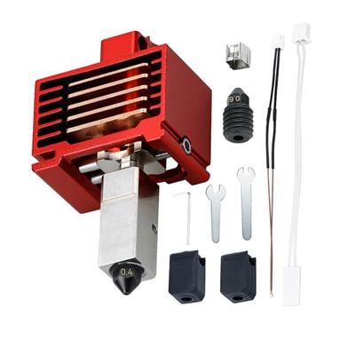 Bambu Lab X1-X1C Uyumlu Yükseltilmiş Hotend TZ V3.0 Bi Metal Full Hotend Seti(Kırmızı)