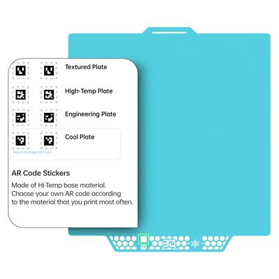 BIGTREETECH Panda Cryo Grip Pro Glacier X1-P1-A1 Uyumlu Çift Taraflı Baskı Yüzeyi-257x257