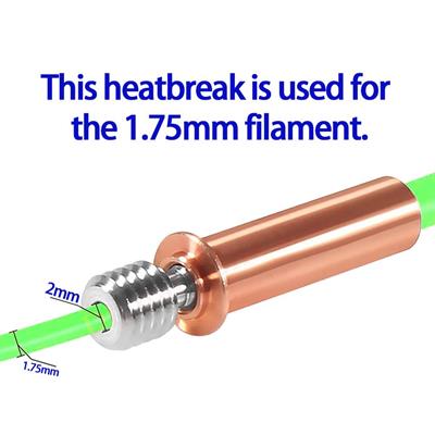 Creality Cr-6 SE Ender3 Neo Geliştirilmiş Bimetal Barel 2mm Delik M6x30mm