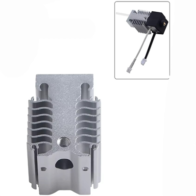 Creality Ender 3 V3 KE-V3 SE Uyumlu Soğutucu Alüminyum Radyatör-Gümüş