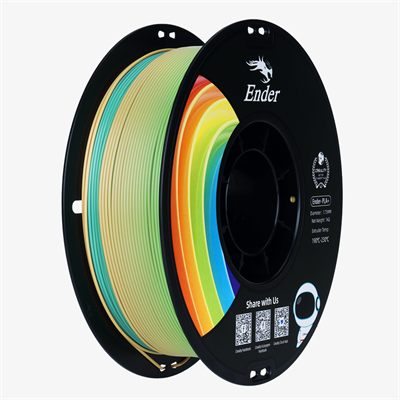 Creality Ender PLA+ Filament Rainbow 1.75mm 1kg