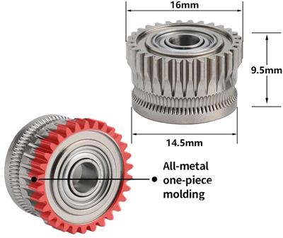 Creality K1-K1C-K1 Max-Ender V3-V3 Plus Extruder Dişlisi(Paslanmaz Çelik)