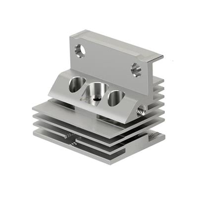 Creality K1C-K1-K1 Max Extruder Alüminyum Soğutucu Blok Heatsink-Unicorn Nozzle Uyumlu Yeni Versiyon