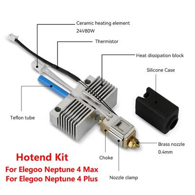 Elegoo Neptune 4 Plus-Max Full Hotend Seti(Soğutucu Gövde Dahil)