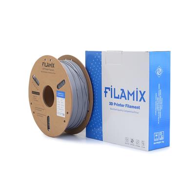 Filamix Filament PLA + 1.75mm 1 KG Plus Gri