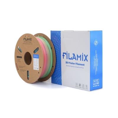 Filamix Filament PLA + 1.75mm 1 KG Plus Rainbow