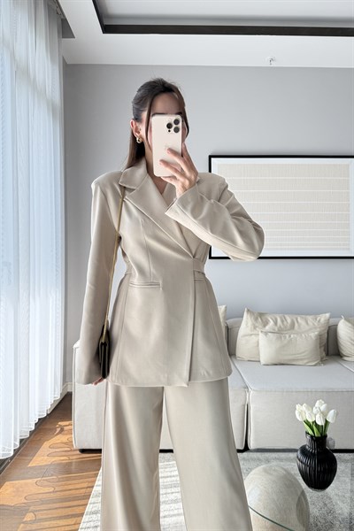 BAĞCIKLI CEKET PANTOLON TAKIM