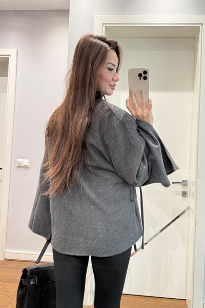 BAĞLAMALI KAŞE CEKET