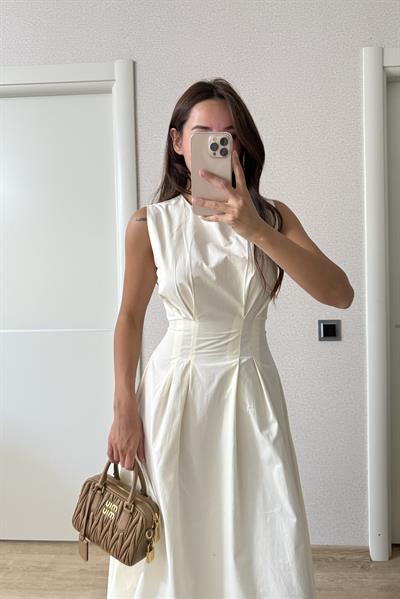 BELDEN OTURTMALI ELBİSE