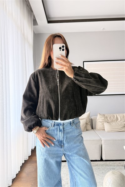 FERMUARLI BOMBER CEKET
