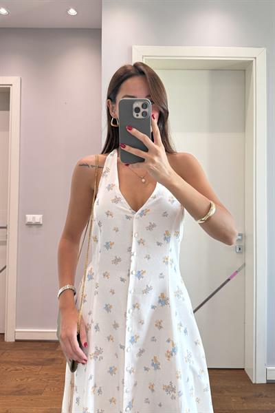 HALTER YAKA KETEN MUADİL EİBİSE