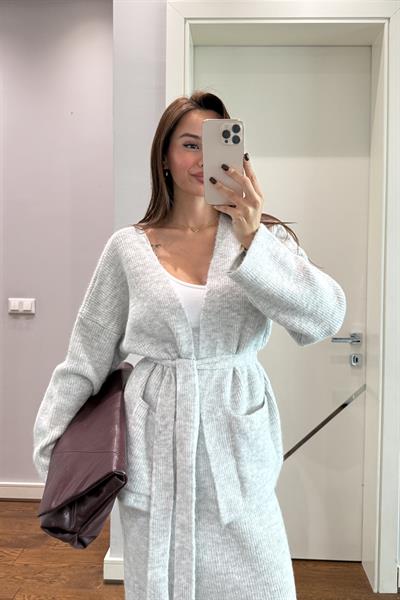 HIRKA KUŞAKLI TRİKO ETEK TAKIM