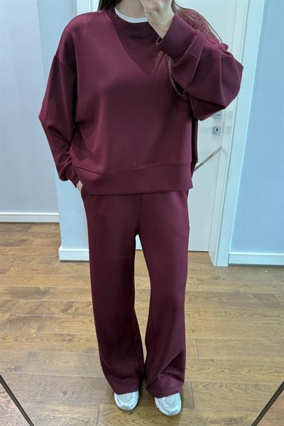 MODAL EŞOFMAN TAKIMI-BORDO