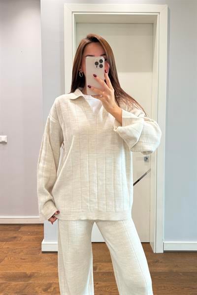POLO YAKA TRİKO PANTOLON TAKIM