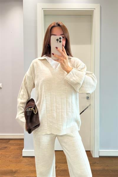 POLO YAKA TRİKO PANTOLON TAKIM