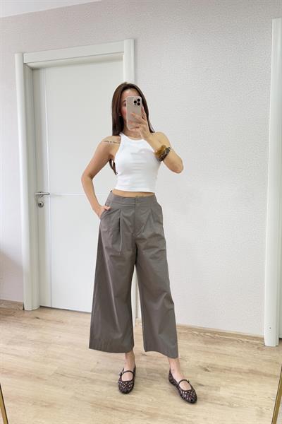PREMİUM İSPANYOL PAÇA PANTOLON HAKİ