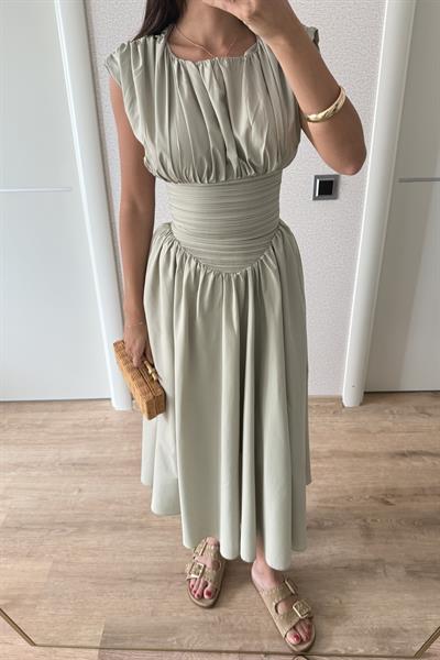 TASARIM YEŞİL ELBİSE