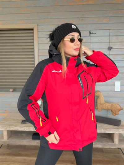 Baskılı İçi Polarlı Mont