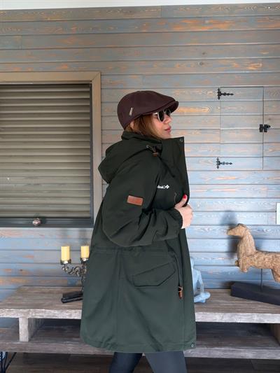 Baskılı İçi Polarlı Mont