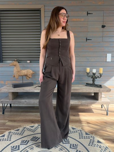 Dikme Metal Logolu Yelek Pantolon Takım