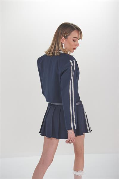 Gırls Have To Pover  Baskılı Blazer Ceket
