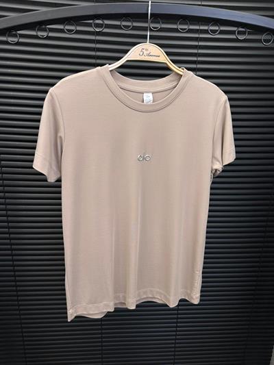 Gümüş Logolu Basic T-Shirt