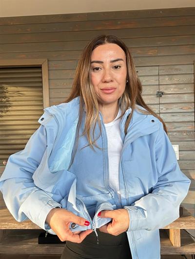 Marka Logolu Polarlı 3in1 Kar Montu