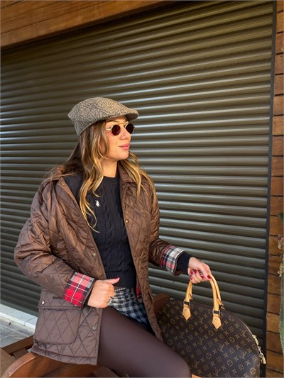 Modern Beadnell Kapitone Ceket