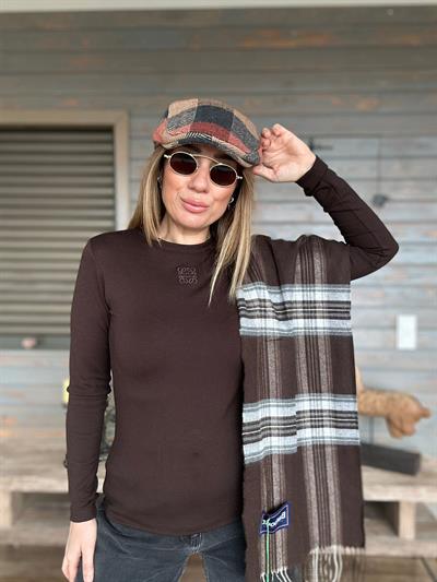 Nakış Logolu Basic Bluz