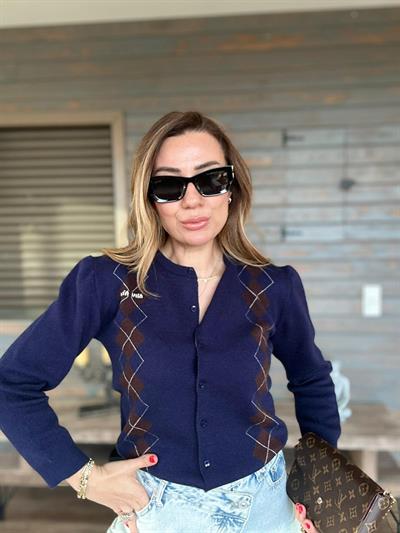 Nakış Logolu Dijital Baskılı Hırka