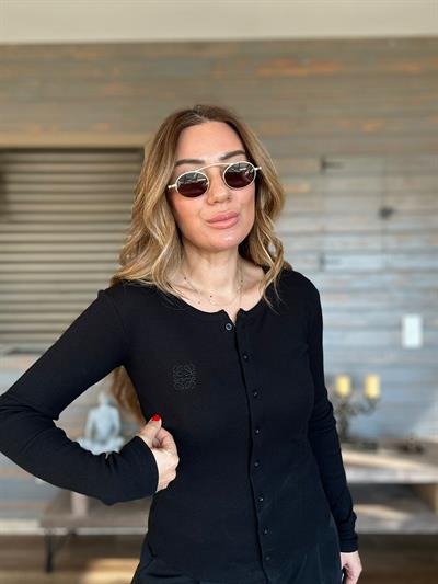 Nakış Logolu Düğmeli Kazak