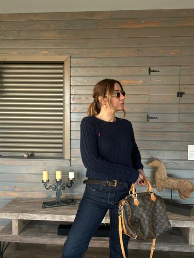 Nakış Logolu Örme Kazak