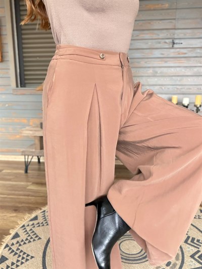 Nakış Logolu Palazza Pantolon