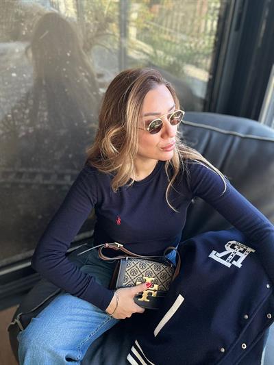 Nakış Logolu Triko Kazak