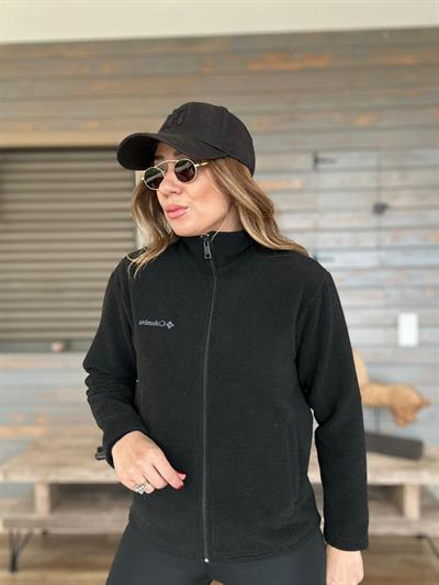 Nakış Marka Logolu Peluş Ceket