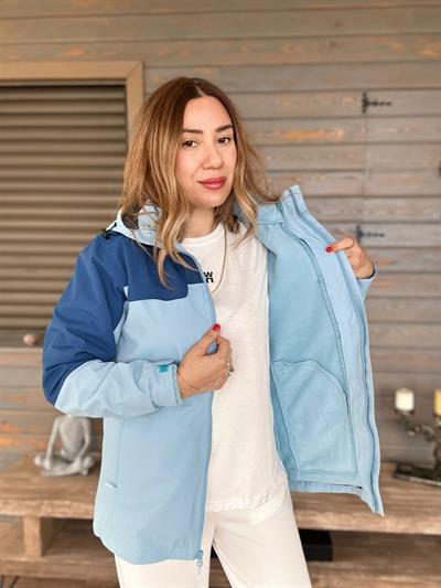 Nakışlı İçi Polarlı Kar Montu