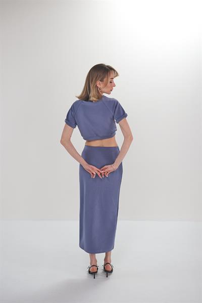 Palamo İndiqio Crop Etek Takım