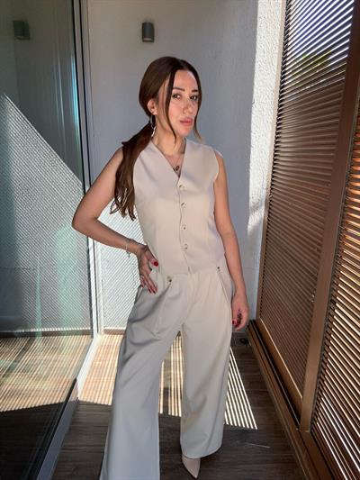 Rianto Kısa Yelek Pantolon Takım