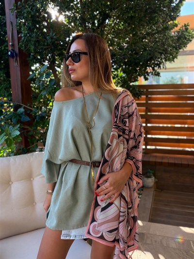 Rio Oversize Keten T-Shirt