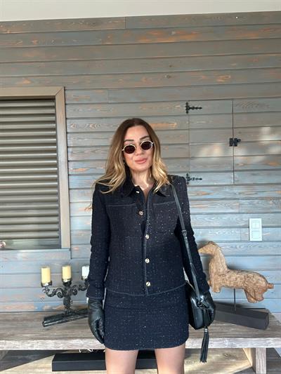 Tüvit Etek Ceket Takım