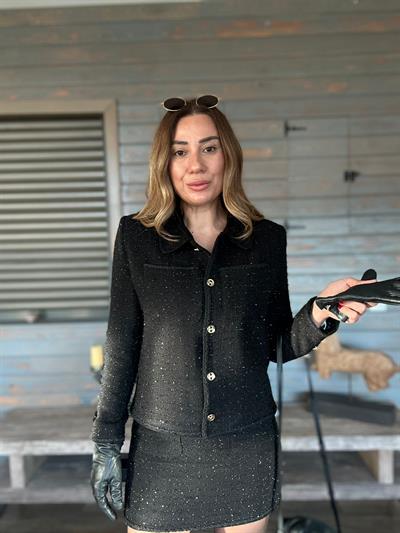 Tüvit Etek Ceket Takım