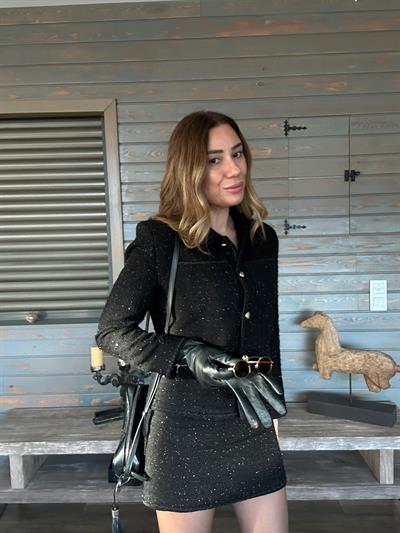 Tüvit Etek Ceket Takım