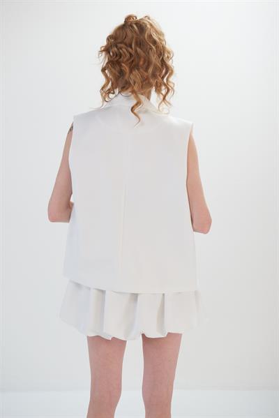 Yakalı Cep Detaylı Düz Gömlek