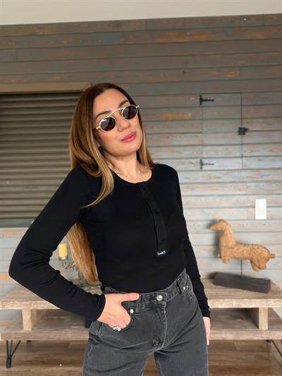 Yarım Düğmeli Kazak