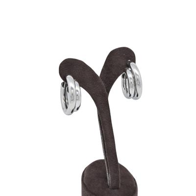 Argento – VIP Koleksiyon Gümüş Renkli Halka Küpe