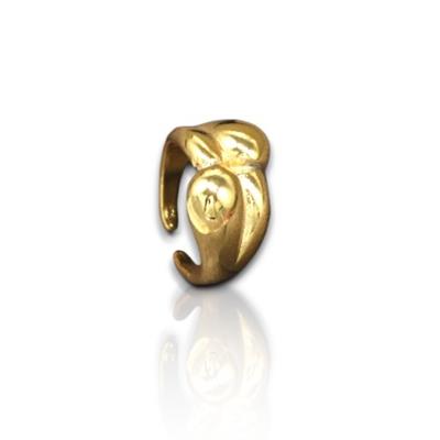 Bold Gold – Kalın Tasarımlı Ayarlanabilir Altın Yüzük