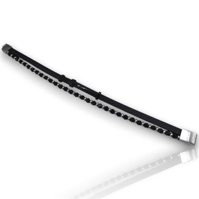 Blackline – Deri & Doğal Taş Detaylı Erkek Bileklik