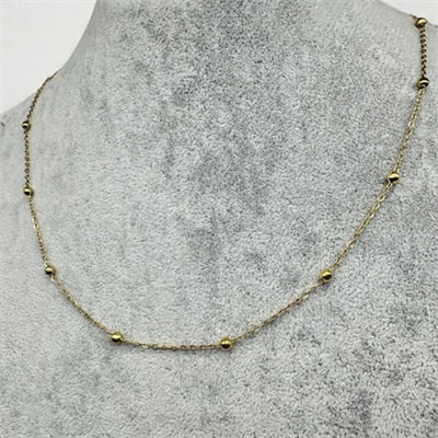 Trivella – Çelik Koleksiyon Çoklu Kalp Figürlü Gold Renkli Kolye Seti